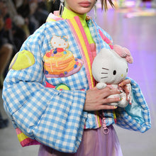 Load image into Gallery viewer, Hello Kitty x LEAFXIA Raglan Feather down Jacket