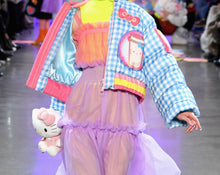 Load image into Gallery viewer, Hello Kitty x LEAFXIA Raglan Feather down Jacket