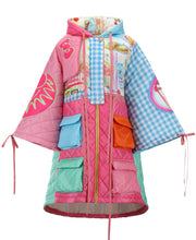 Load image into Gallery viewer, Hello kitty X LEAFXIA Padded Cape Coat