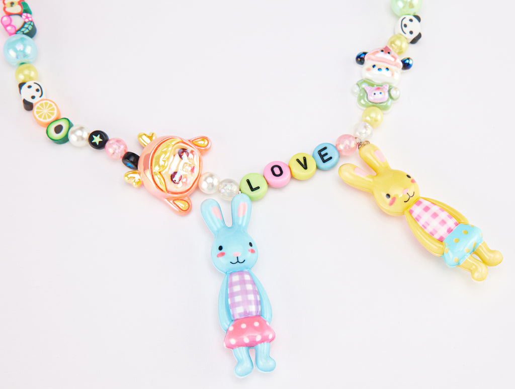 Rabbit Love Charm Necklace