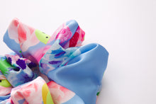 Load image into Gallery viewer, Blue Fruits Large Scrunchie