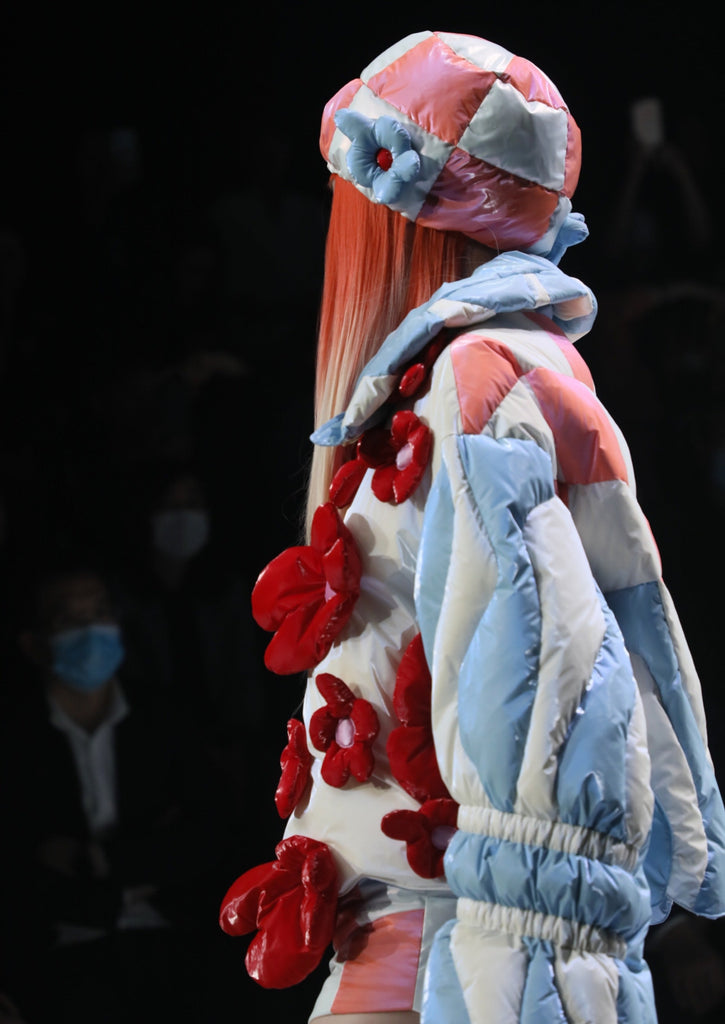 Flounce Sleeve Down feather Jacket