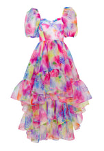 Load image into Gallery viewer, Multicolor Ruffle Maxi Dress