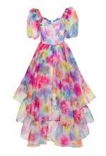 Load image into Gallery viewer, Multicolor Ruffle Maxi Dress