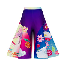 Load image into Gallery viewer, Floral skirt pants