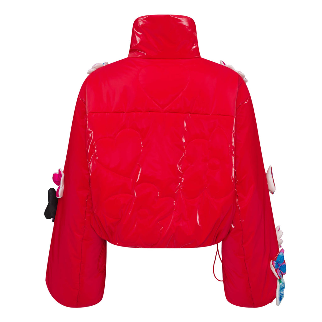 Butterfly Roses Padded Jacket