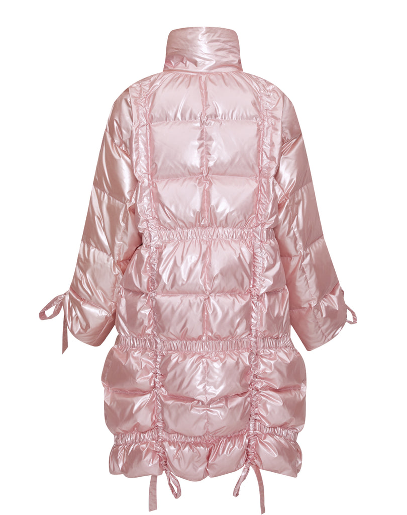 Pink Padded feather down jacket