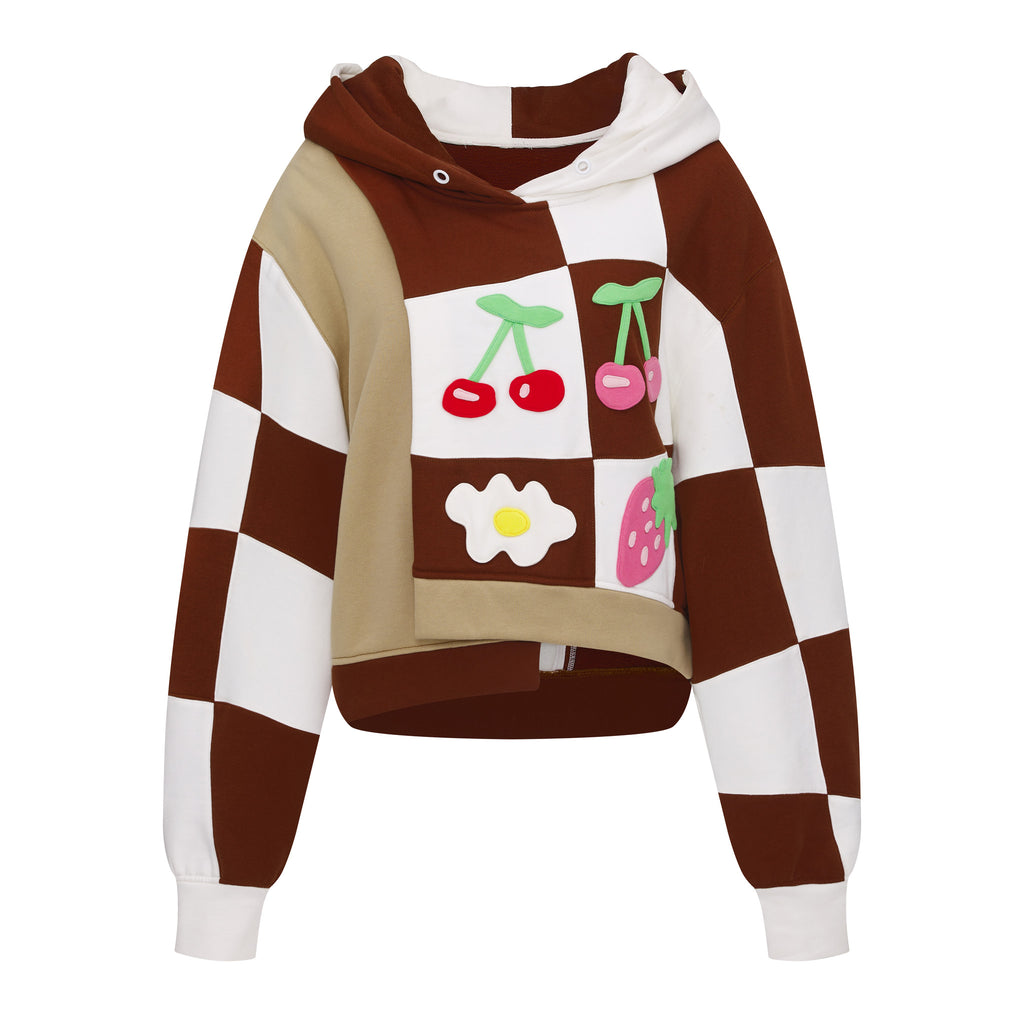 Coffee Milk Patch Hoodie