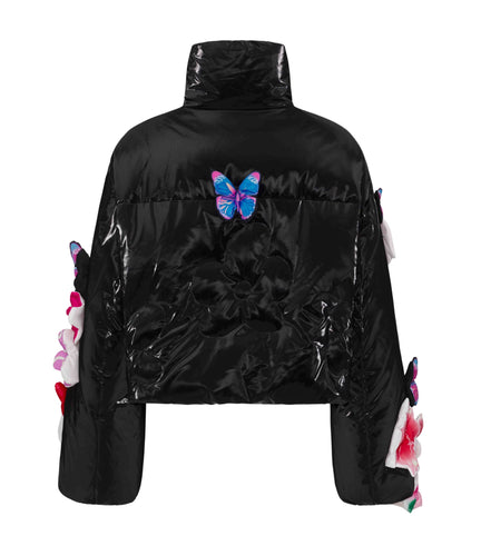 Floral Butterfly  Padded Jacket