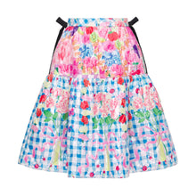 Load image into Gallery viewer, Floral Padded Midi Skirt