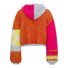 Load image into Gallery viewer, Zip-up mohair hoodie