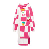 Strawberry Milk Hoodie Dress