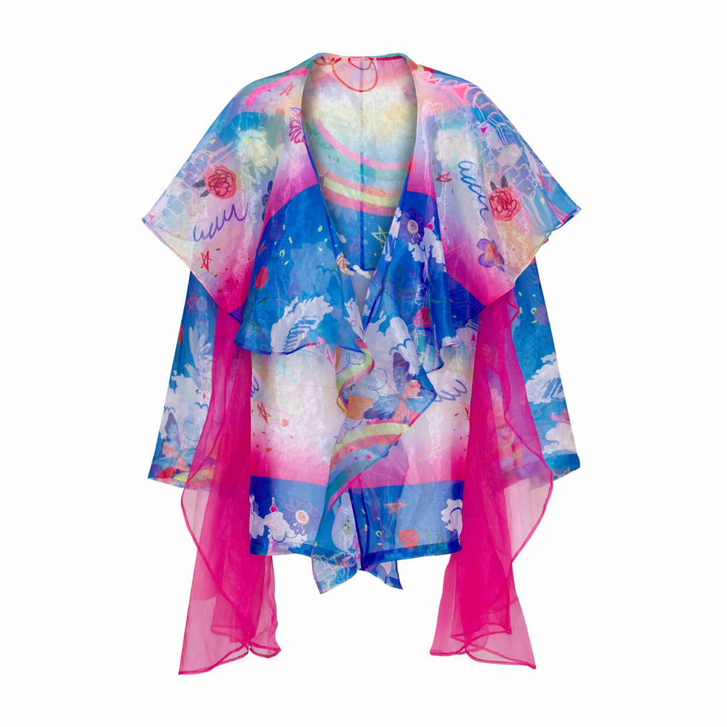 Organza Cape coat