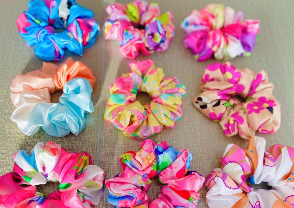 Flower Large Scrunchie