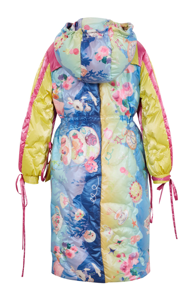 Ocean Cake Feather Down Long Jacket