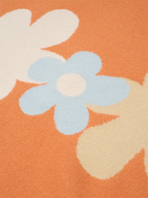 Load image into Gallery viewer, Orange Flower Sweater