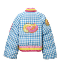 Load image into Gallery viewer, Hello Kitty x LEAFXIA Raglan Feather down Jacket