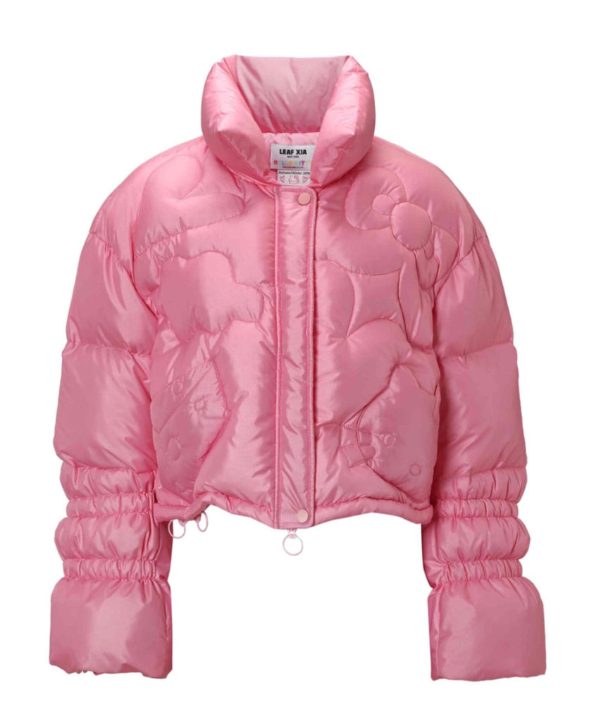 HELLO KITTY X LEAFXIA Long Down Feather Jacket