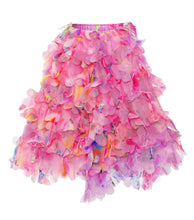 Load image into Gallery viewer, Pink Rose Butterfly Midi Skirt