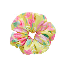 Load image into Gallery viewer, Yellow Rose Scrunchie