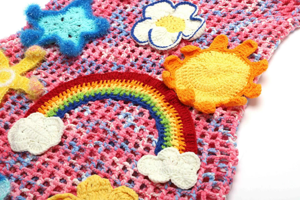 Rainbow Crochet Vest