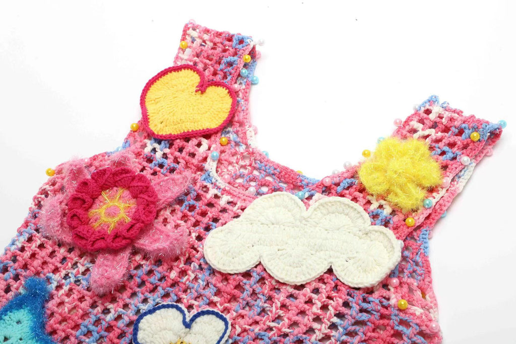 Rainbow Crochet Vest