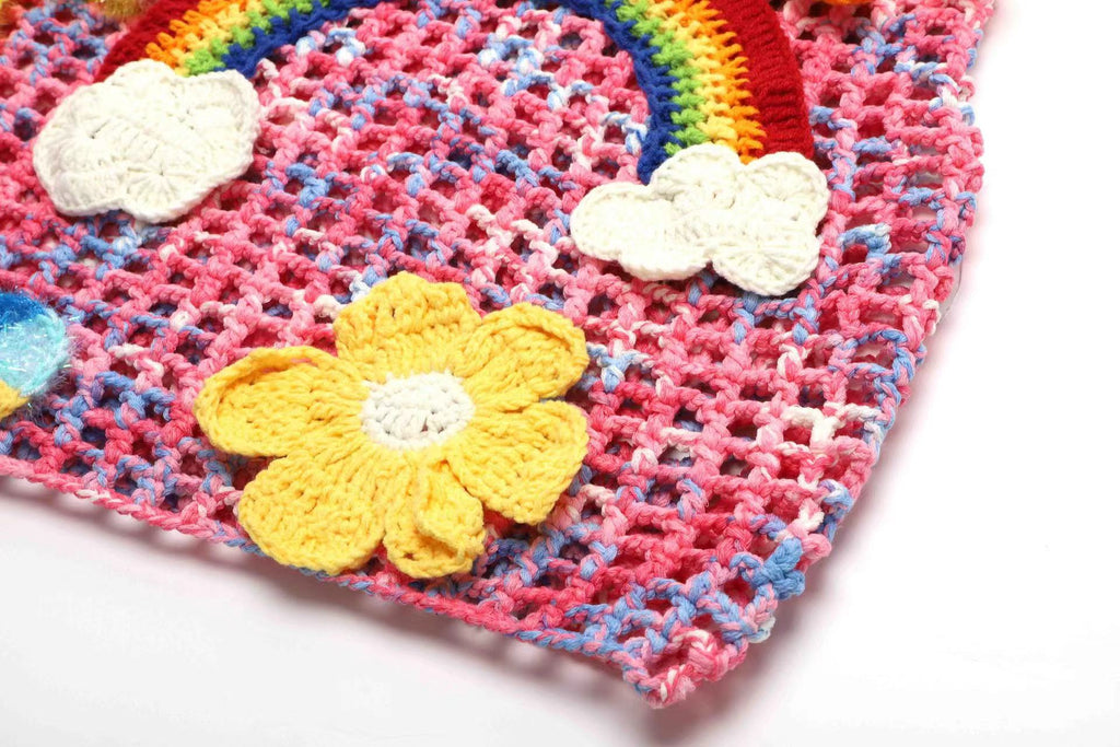 Rainbow Crochet Vest