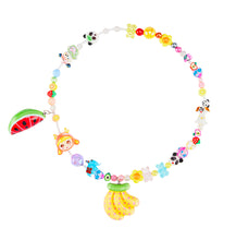 Load image into Gallery viewer, Watermelon Banana Charm Necklace