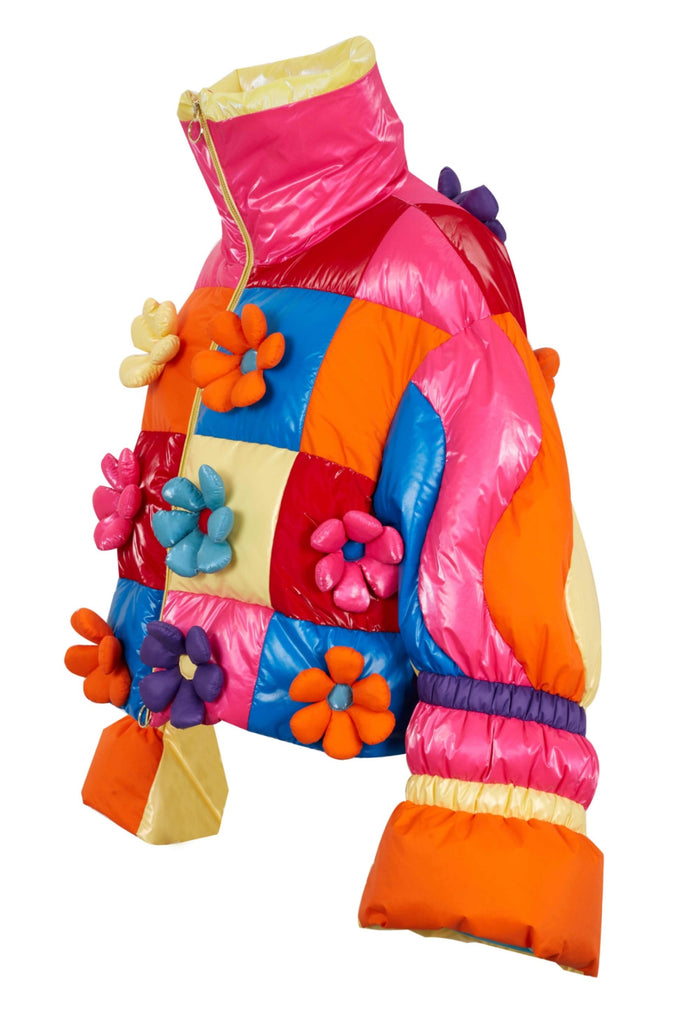 Rainbow Patch Down feather Jacket