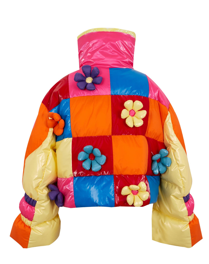 Rainbow Patch Down feather Jacket