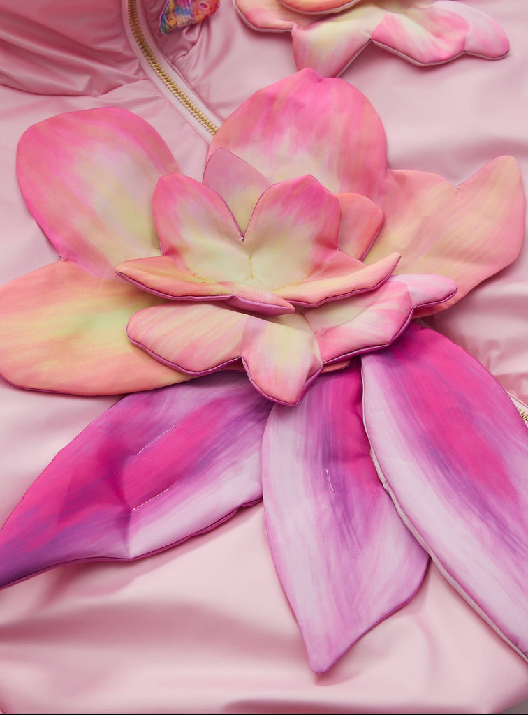 Handmade Floral padded jacket