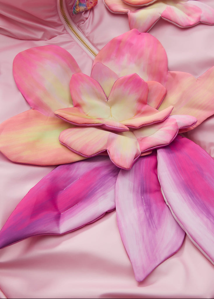 Handmade Floral padded jacket