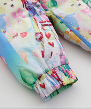 Load image into Gallery viewer, Toy Print Corsage Padded Down Jacket