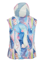 Load image into Gallery viewer, Ocean Print Hooded Down Gilet